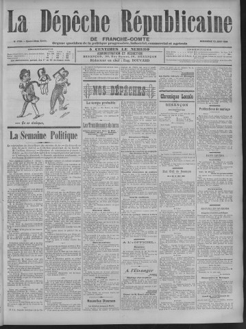 13/06/1909 - La Dépêche républicaine de Franche-Comté [Texte imprimé]