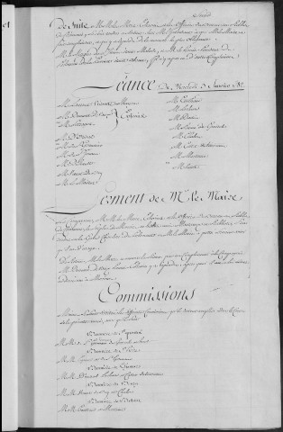 Registre des délibérations municipales 1er janvier 1782 - 31 décembre 1784