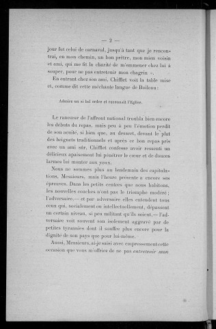 Toast prononcé par M. Ch. Baille au banquet annuel de l'Académie de Besançon, [le 15 février 1897]