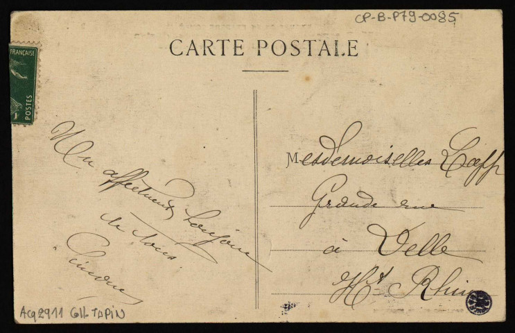 Besançon. - Square archéologique Castan - Eglise St-Jean et Porte-Noire [image fixe] , Besançon : Edit. L. Gaillard-Prêtre, 1912-1920