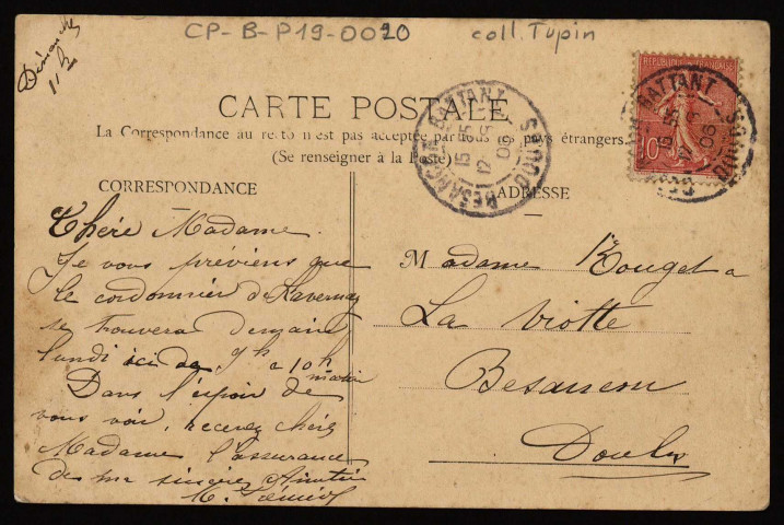 Charcuterie A. Fourneret Besançon [image fixe] , 1904/1907