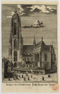 Prospect der St. Bartholomaei Stiffts Kirchen und Thürns [Image fixe] / Eben sc. , 1700/1779
