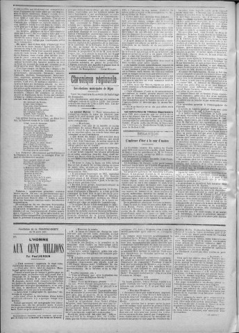 28/04/1891 - La Franche-Comté : journal politique de la région de l'Est