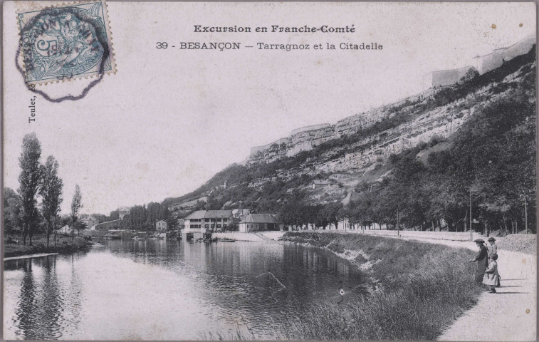 Besançon-les-Bains - Bords du Doubs à Mazagran [image fixe] , 1910/1930