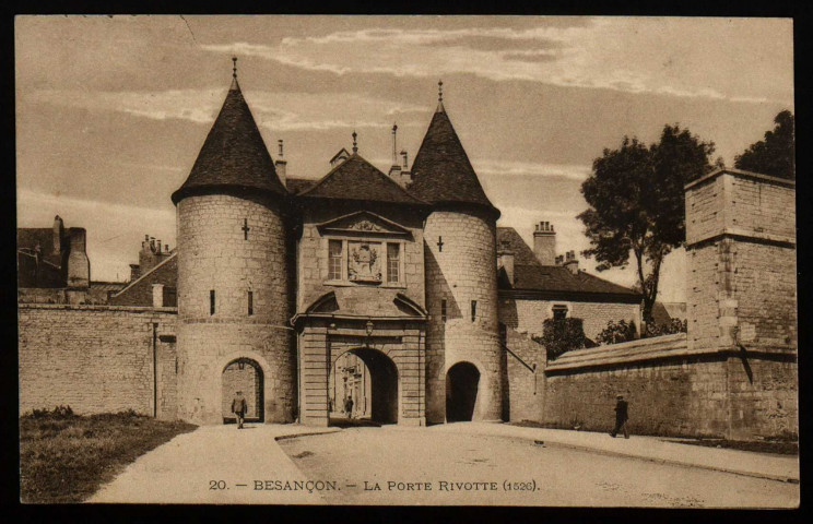 Besançon. La Porte Rivotte (1526) [image fixe] , Besançon : Teulet, 1904/1908