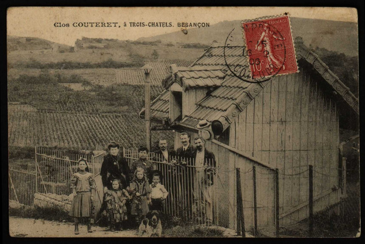 Clos Couteret, à Trois-Chatels. Besançon , 1904/1906