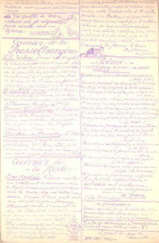 15/04/1915 - Le Petit Voisognard : organe bi-hebdomadaire du 369e terrassiers