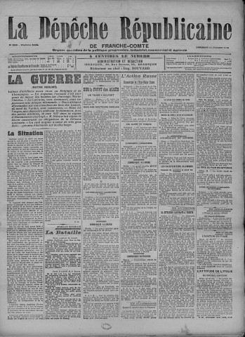 14/02/1915 - La Dépêche républicaine de Franche-Comté [Texte imprimé]