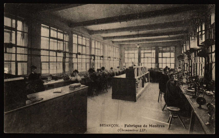 Fabrique de Montres (Chronomètres LIP). [image fixe] , 1904/1930