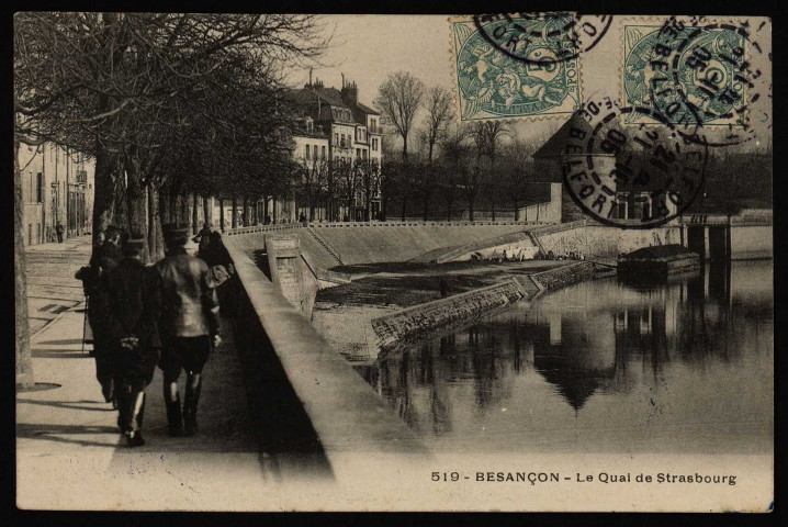 Besançon. Le Quai de Strasbourg [image fixe] , 1904/1905