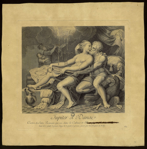 Jupiter et Danaë [image fixe] / Iean Baptiste de Poilly , 1689/1728