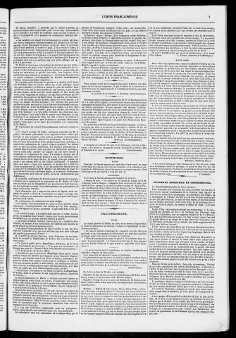 23/08/1852 - L'Union franc-comtoise [Texte imprimé]