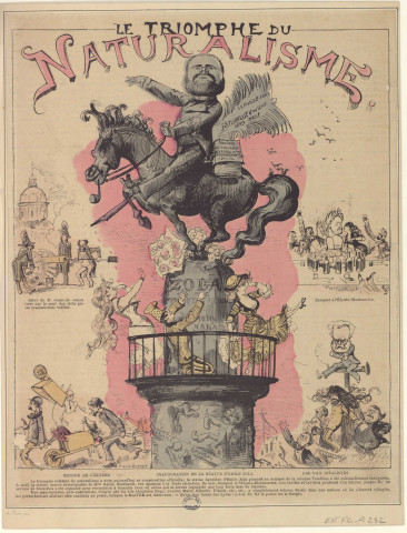 Le Triomphe du Naturalisme [image fixe] / A. Robida ; Yves & Barret 1880