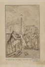 Dessin préparatoire pour l'illustration du "Fabricant de Londres" de Fenouillot de Falbaire, acte V, scène 6 : Vilson reconnaissant la générosité de Falkland [image fixe] / H. Gravelot. inven. , Paris, 1770/1780