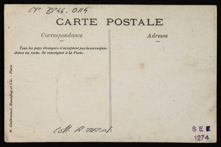 [Besançon 16 novembre 1907. Obsèque du Capitaine IHLER tué à Casablanca]. [image fixe] , Paris : Guilleminot, Boesbflug et Cie., 1904/1907