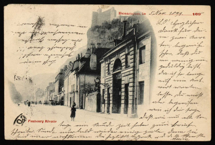 Besançon - Faubourg Rivotte. [image fixe] , 1897/1898