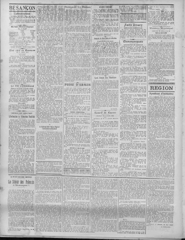 09/03/1921 - La Dépêche républicaine de Franche-Comté [Texte imprimé]