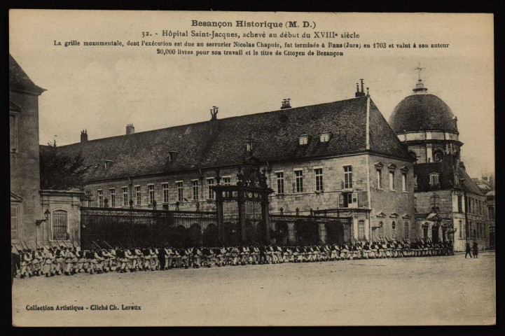 Hôpital Saint-Jacques, achevé au début du XVIIIe siècle [image fixe] , 1904/1930