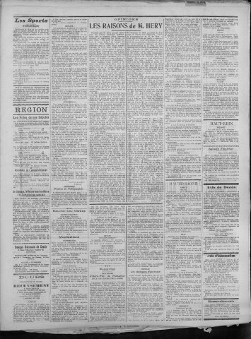 16/12/1921 - La Dépêche républicaine de Franche-Comté [Texte imprimé]