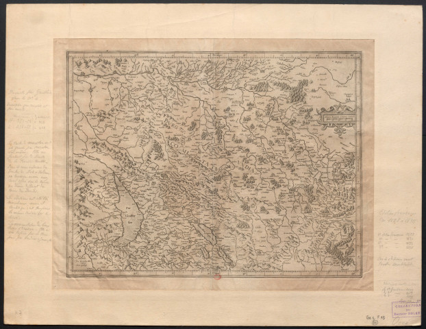 Burgundiae Comitatus. Per Gerardum Mercatorem. Cum privilegio. 4 miliaria burgundic. comitatus communia [Document cartographique] , 1628/1635