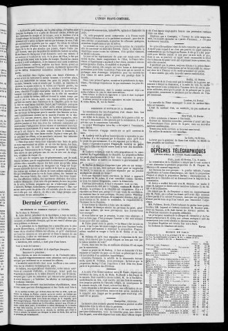15/02/1883 - L'Union franc-comtoise [Texte imprimé]
