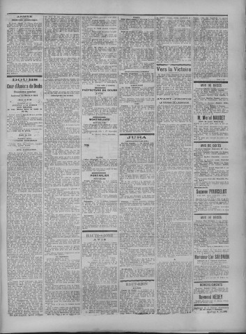 05/04/1916 - La Dépêche républicaine de Franche-Comté [Texte imprimé]
