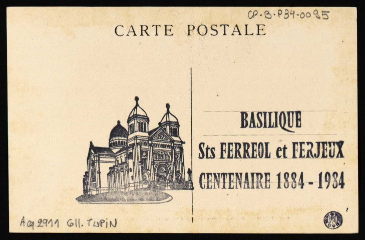 Besançon. - Basilique des Saints Férréol et Ferjeux - Le chevet [image fixe] , Besançon, 1930/1984