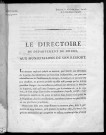 Le Directoire du département du Doubs aux municipalités de son ressort. Besançon le 16 Février 1793
