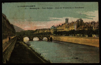 Besançon - Pont Battant - Quai de Strasbourg et Veil-Picard [image fixe] , Paris : B. F. " Lux ", 1921