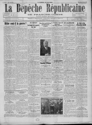 14/05/1933 - La Dépêche républicaine de Franche-Comté [Texte imprimé]