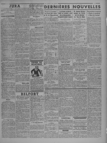 31/10/1938 - Le petit comtois [Texte imprimé] : journal républicain démocratique quotidien