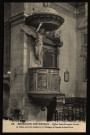 Eglise Saint-François-Xavier. La Chaire, oeuvre du sculpteur J.-B. Clésinger, et Chapelle du Sacré-Coeur [image fixe] , 1904/1930