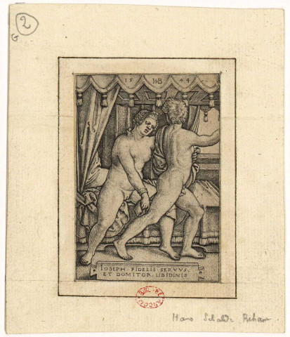 La Chasteté de Joseph [Image fixe] / Hans-Sebald Beham , 1544