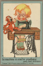 [Carte publictaire : machine à coudre "SINGER"]. [image fixe] , 1904/1926