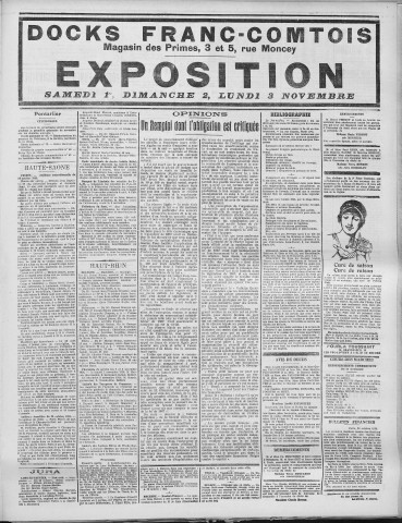 01/11/1924 - La Dépêche républicaine de Franche-Comté [Texte imprimé]