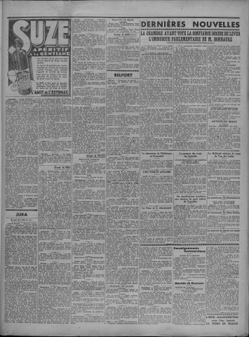 13/01/1934 - Le petit comtois [Texte imprimé] : journal républicain démocratique quotidien