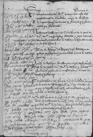 Ms Granvelle 80 - « Lettres de Joachim Hopperus, apostillées de la main de Philippe second... Tome V. » (3 mai 1575-1576)