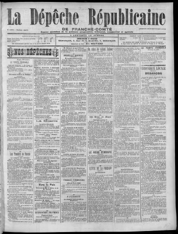 23/07/1905 - La Dépêche républicaine de Franche-Comté [Texte imprimé]