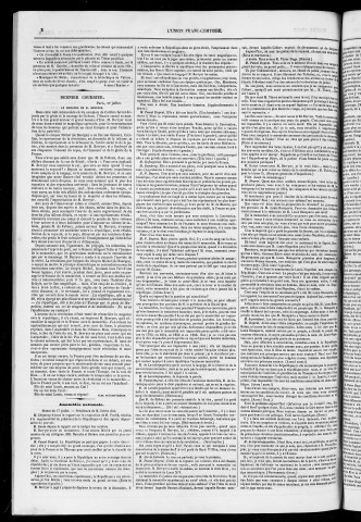 18/07/1851 - L'Union franc-comtoise [Texte imprimé]