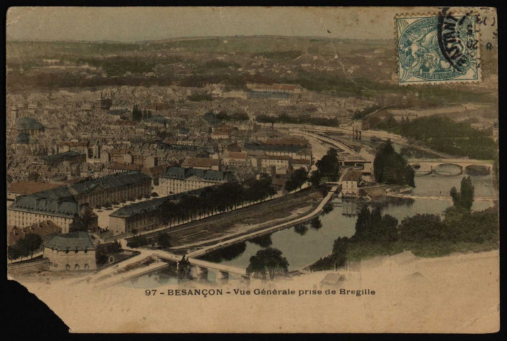 Besançon, vu de Bregille [image fixe] : Besançon, 1904/1906