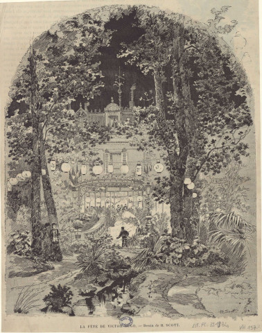 La Fête de Victor Hugo [image fixe] / H. Scott , Paris, 1880