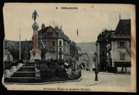 Besançon - Besançon - Fontaine Flore et Avenue Carnot. [image fixe] , Besançon : Etablissements C. Lardier - Besançon (Doubs), 1914/1916