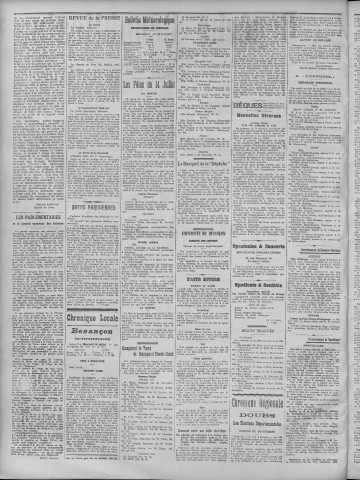15/07/1913 - La Dépêche républicaine de Franche-Comté [Texte imprimé]