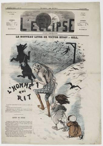 Le nouveau livre de Victor Hugo [image fixe] / Gill Relief Marchandeau,, 1869