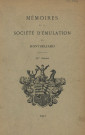 01/01/1912 - Mémoires de la Société d'émulation de Montbéliard [Texte imprimé]