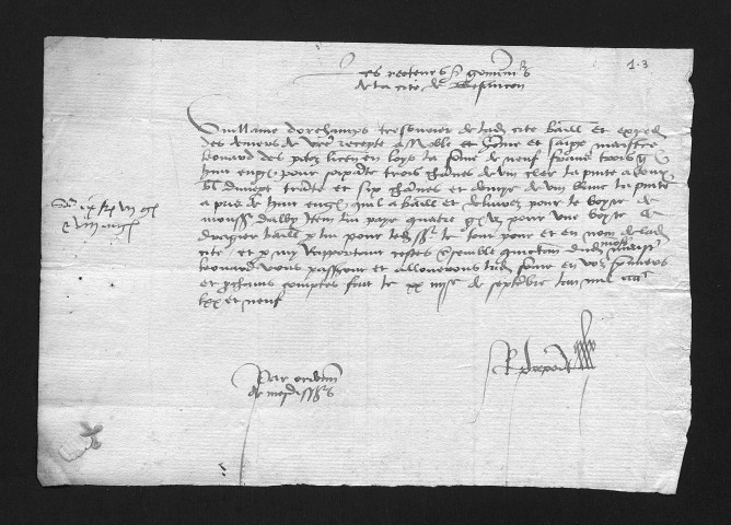 Comptes de la Ville de Besançon, recettes et dépenses, Compte de Guillaume d'Orchamps (1er janvier - 31 décembre 1480)