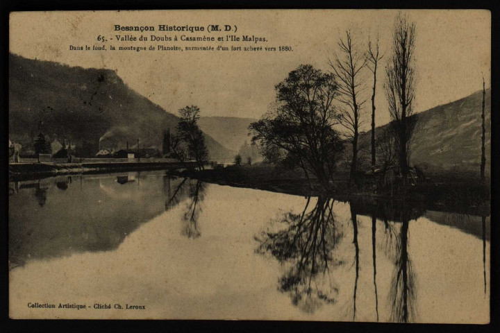 Vallée du Doubs à Casamène et l'île Malpas [image fixe] , 1904/1912