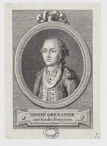 Herné [Arnay], Grenadier aux Gardes Françoises [estampe] , [S. l.] : [s. n.], [1800-1899]