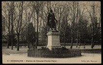 Besançon - Statue de Claude-Pierre Pajol. [image fixe] , Besançon : Raffin, édit. Besançon, 1908/1909