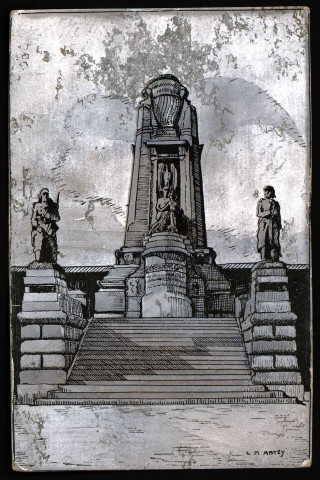 Besançon - Besançon - Le Monument aux Morts [image fixe] , Besançon : Heliotrope Dufay, Besançon, 1904/1930